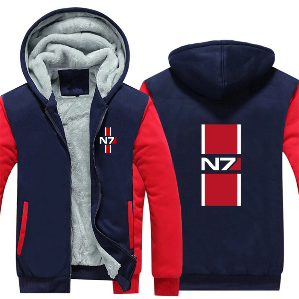 Men Autumn Winter Long Sleeve Hoodie Outdoor Warm Thickened