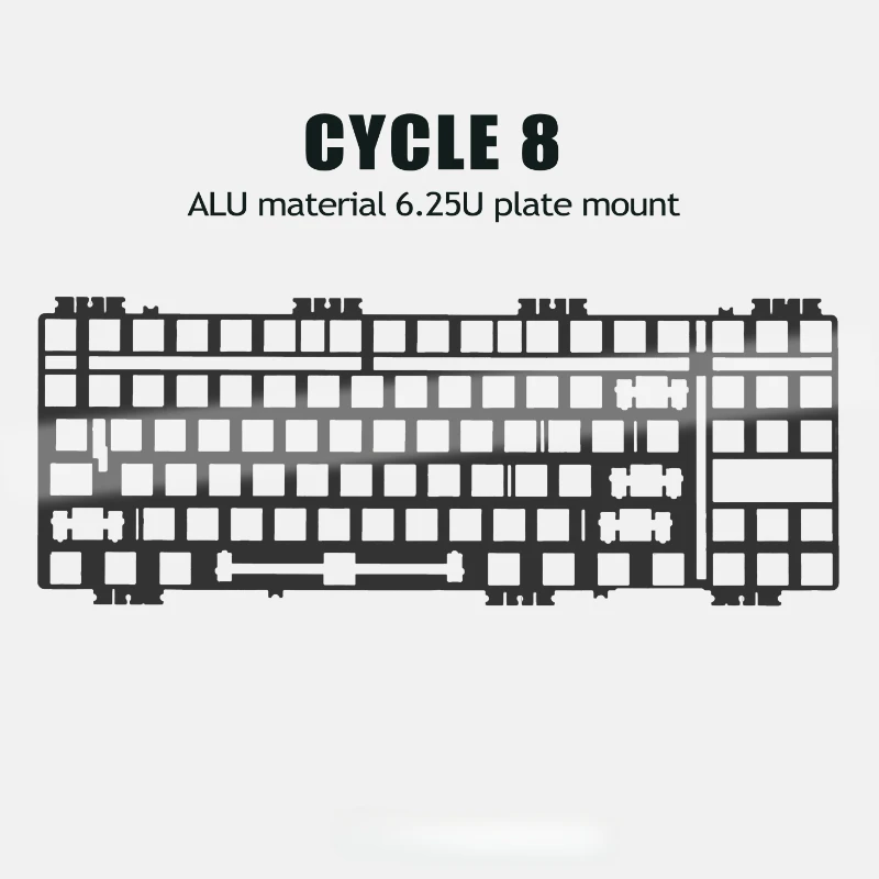 TKD Cycle8 Positioning Plate for Mechanical Keyboard Custom