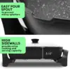 Deep Nonstick Electric Skillet - Serves 6 to 8 People (10.5Qt.) 3