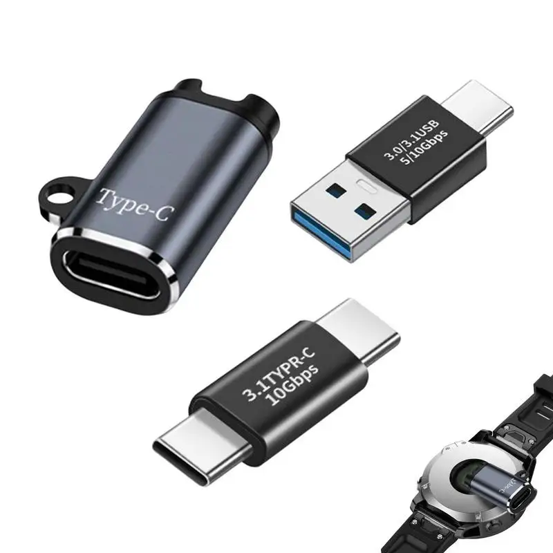 

Переходник зарядного устройства USB Type-C/IOS с гнездом на 4 контакта для Garmins Fenix 7/6/5 Instinct 2S CAME 2 EPIX