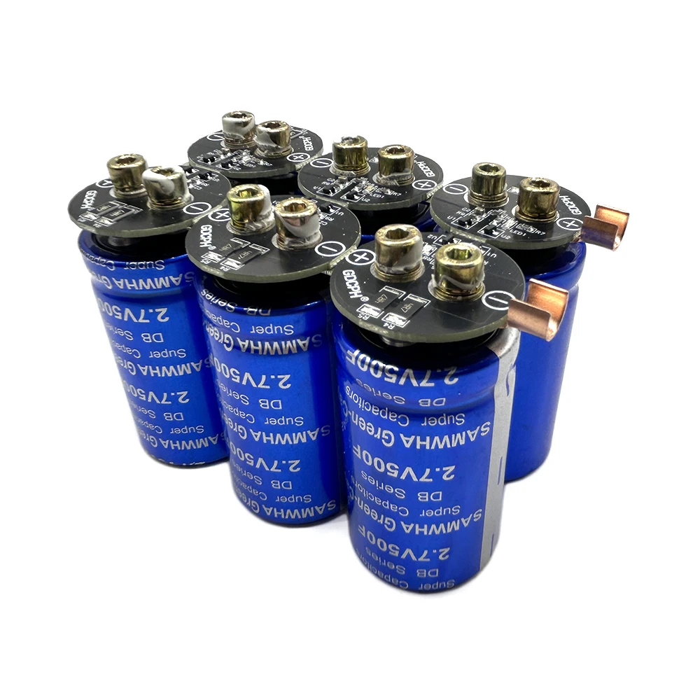 Automotive Rectifier Module SAMWHA Green-Cap 16V83F Automotive Rectifier Module 2.7V500F Large Capacity Ignition Kit for Backup Power Supply 16.2V Bank