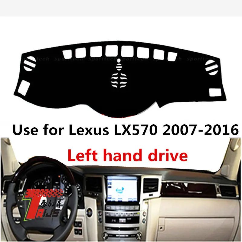 

TAIJS factory Flannel right-hand drive Car dashboard cover for Lexus LX570 2007-2016 Left-hand drive