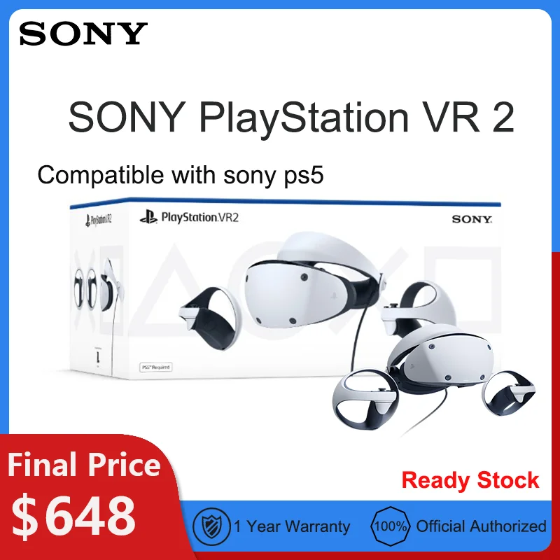Sony PlayStation VR2 Virtual Reality PS VR2 Headset 3D VR Glasses