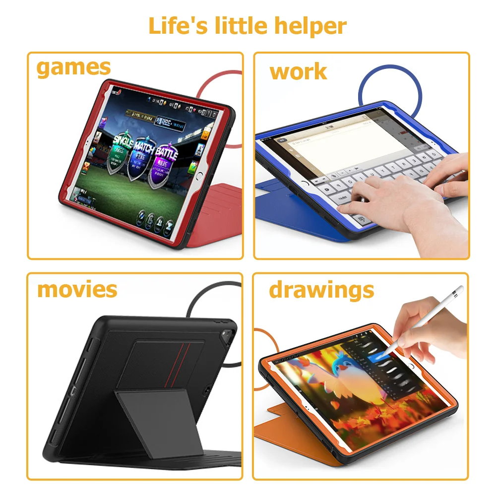 Étui Avec Clavier Bluetooth Amovible Pour IPad Air 11 (M3/M2/Air 5/Air 4) - Protection Intégrale, Porte-crayon - 2