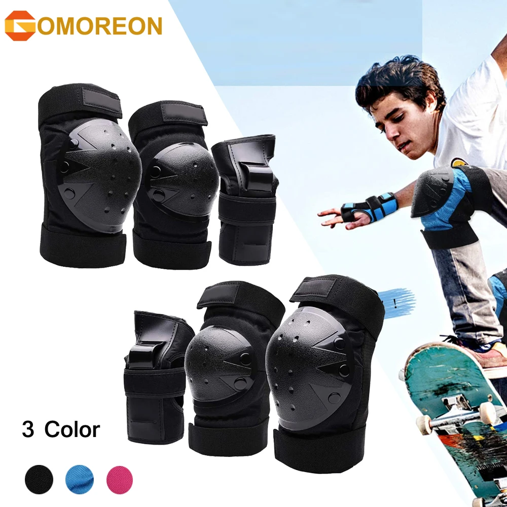 Ultimate Protective Gear Set: 6-Piece Knee, Elbow, and Wrist Pads for Skateboarding, Roller Skating, and Cycling