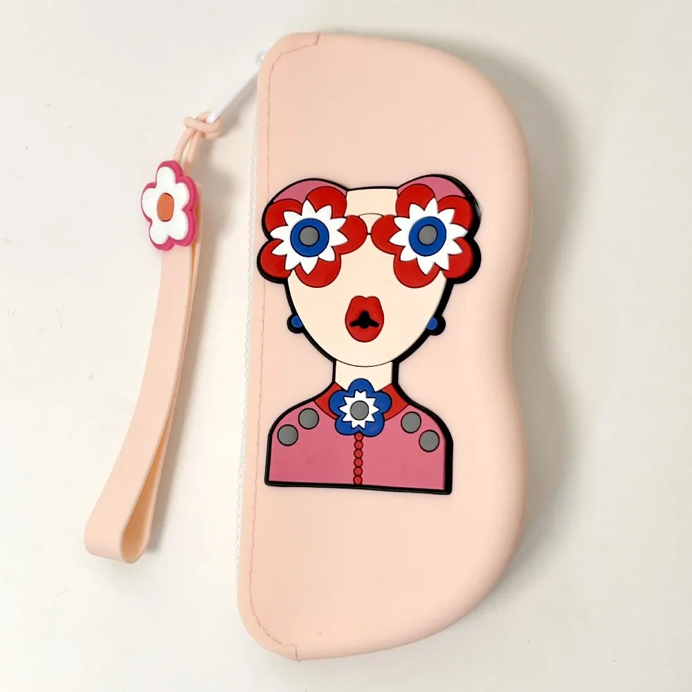 New Silicone Glasses Bag Multifunctional Small Items Bags Portable Coin Purse Waterproof Dustproof Eyeglasses Box Cosmetic Bag
