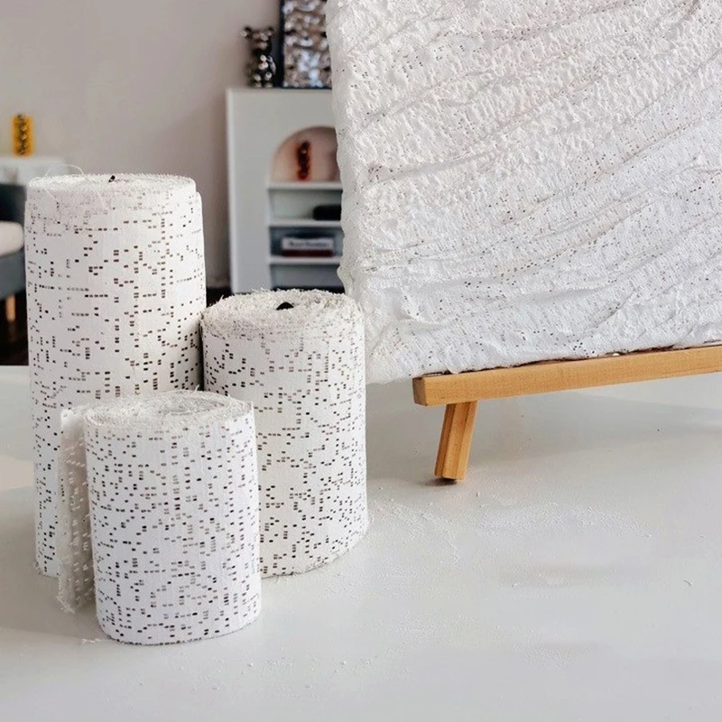 1Roll Plaster Cloth Roll BandagesCast Orthopedic Tape Cloth Gauze Muscle Tape First Aid Protective Bracket Health Pottery Supply