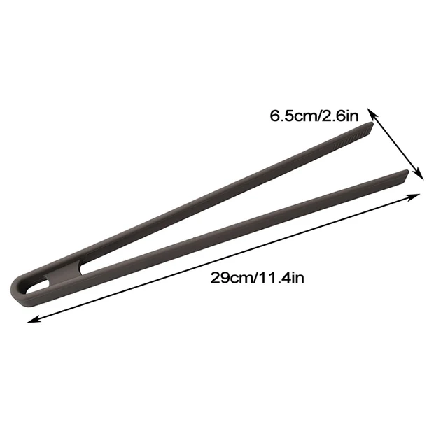 Szilikon Ételek Fogók Élelmiszer-Klip Magas Hőmérsékletű Ellenállású Barbecue Tong Önkiszolgáló Kenyér Mappa Háztartási Étteremhez - Image 5