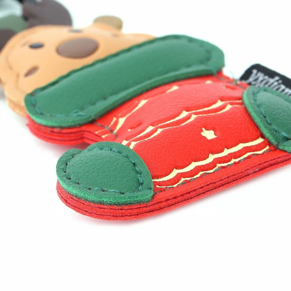 Cute Santa Keychain Sock-Stuffed Detachable Lanyard for Backpack Luggage Christmas Decor