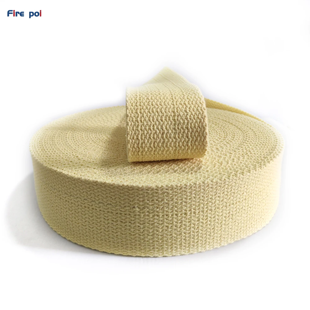 Materials for juggling props Width 75 mm thickness 3mm open-end spinning 100% Kevlar flat wicking  PuR Flat Wicking 5
