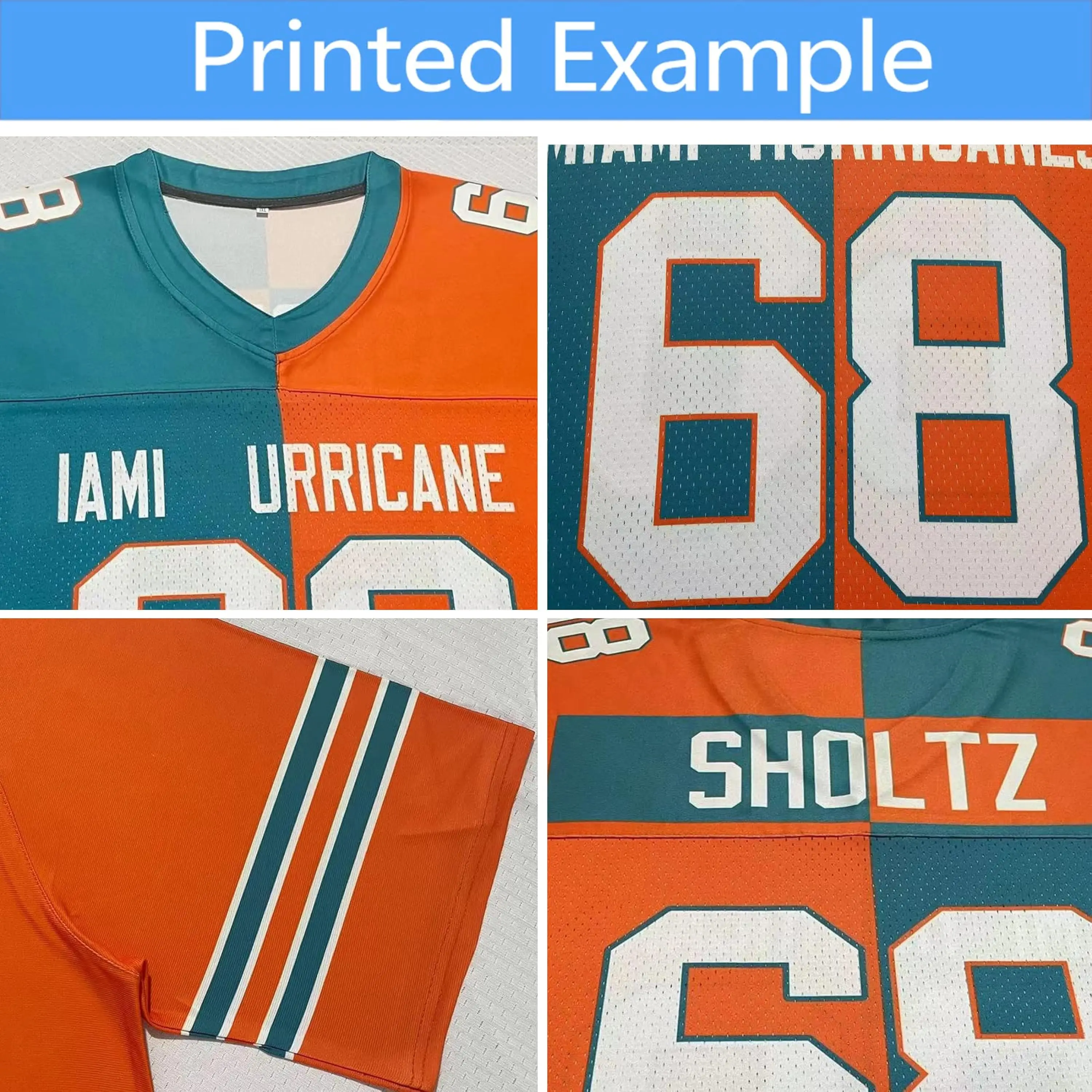 Custom Football Jerseys - Stitched Or Printed Personalized Name & Number Jerseys For Men, Women, Youth, Preschool