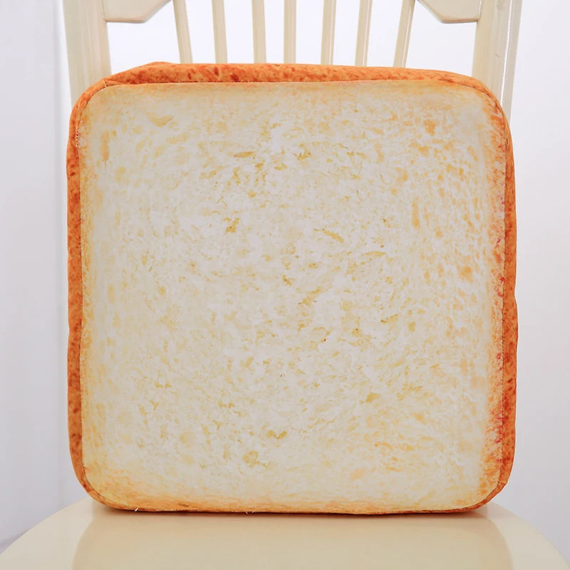 Creative Simulation Toast Bread Slicing Cushion Cat Special Pet Cushion Plush Toy Pillow