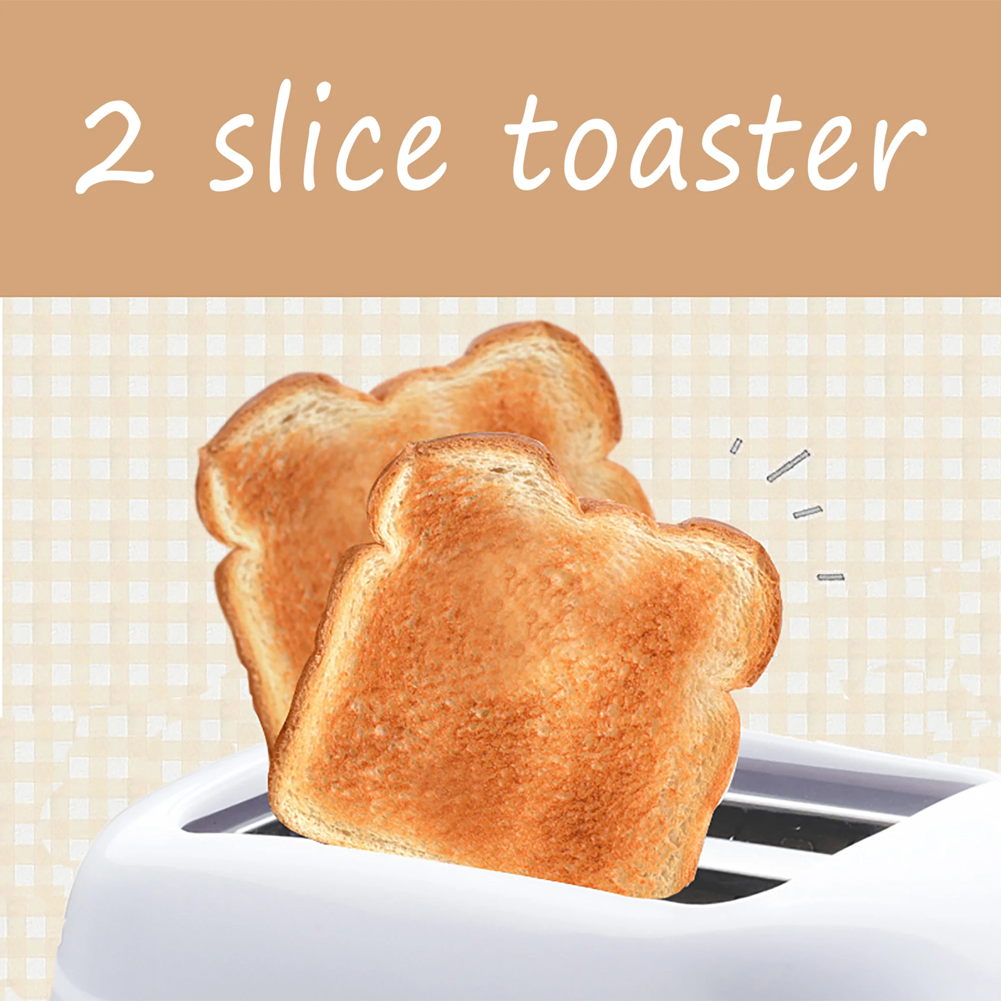 1Pcs Plug Type Sonifer Toaster Sf-6006 2 Pieces Cool Touch Toaster Variable Digital Brown Control with Stop Function Medium Cycle Automatic Pop-Up and Automatic Sliding Debris Tray Clean and Clean 3