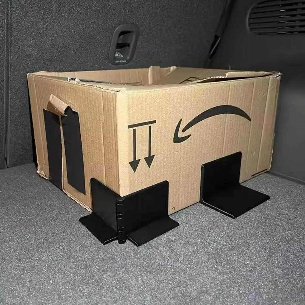 2개입 리어 트렁크 고정용 범용 무타공 설치 수하물 정리함 다기능 고정 브래킷 보관 랙용