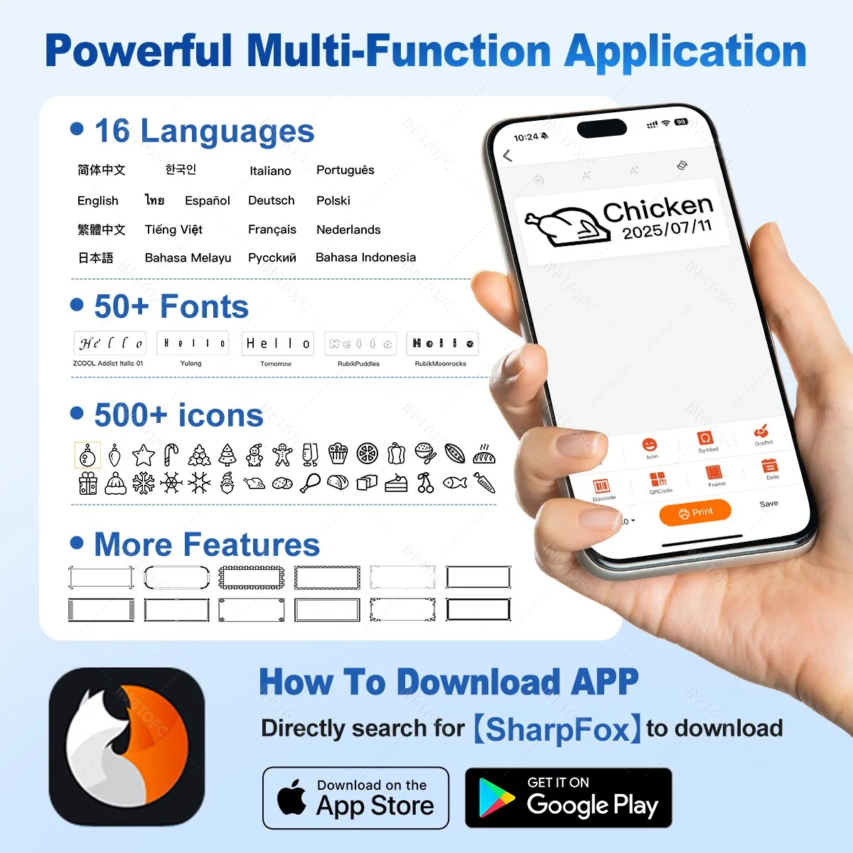 12-15mm Thermal Label Printer Similar as D11 D110 D101 Marklife P15 Mini Label Maker Pocket Label Machine with Adhesive Labels
