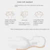 100% Cotton Pillow Hotel Pillows Bedroom Bed Sleep Cervical Pillow Middle-High Pillow Core Frosted Thickened Cover Wash Machine 2