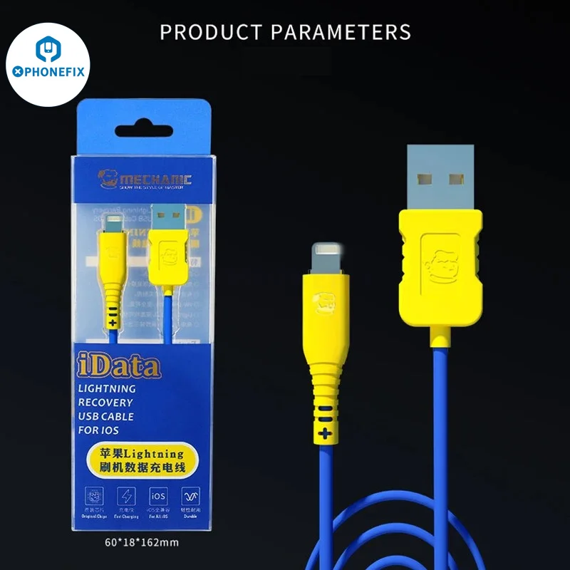 

MECHANIC iData 3 в 1 DFU Lightning восстановление USB-кабель для передачи данных для IOS iphone ipad ipod восстановление USB-кабеля