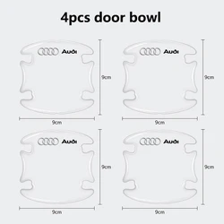 Universal Car Door Edge Anti - Scratch Protection Strip Stickers (4Pcs Door bowl)