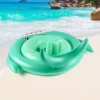 Unique Cute Shark Pool Float，Fun and Exciting Inflatable Seal Swim Ring，Ideal for Summer, Beach, Lake, Pool Parties 3