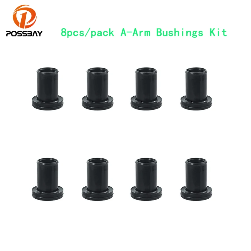 

8pcs Motorcycle A-Arm Bushings Rear Suspension Kit Plastic Black Shock Absorber 0403-283 for Arctic Cat ATV 2004 400 Accessories