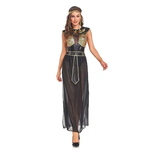 Medieval Queen Egypt Clothing for Adult Women Ancient Egyptian Pharaoh Cleopatra Cosplay Costume Halloween Fancy Dress