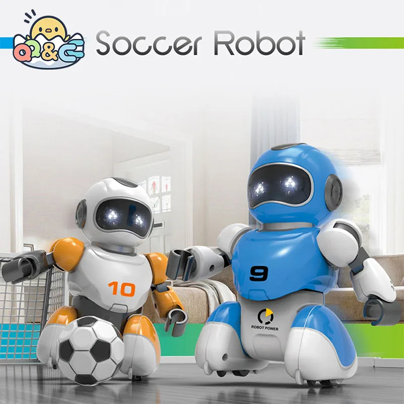 

RC Soccer Robot Smart Football Battle Remote Control Robots With Music Parent-Child Electric Educational Toys for Kids Gifts