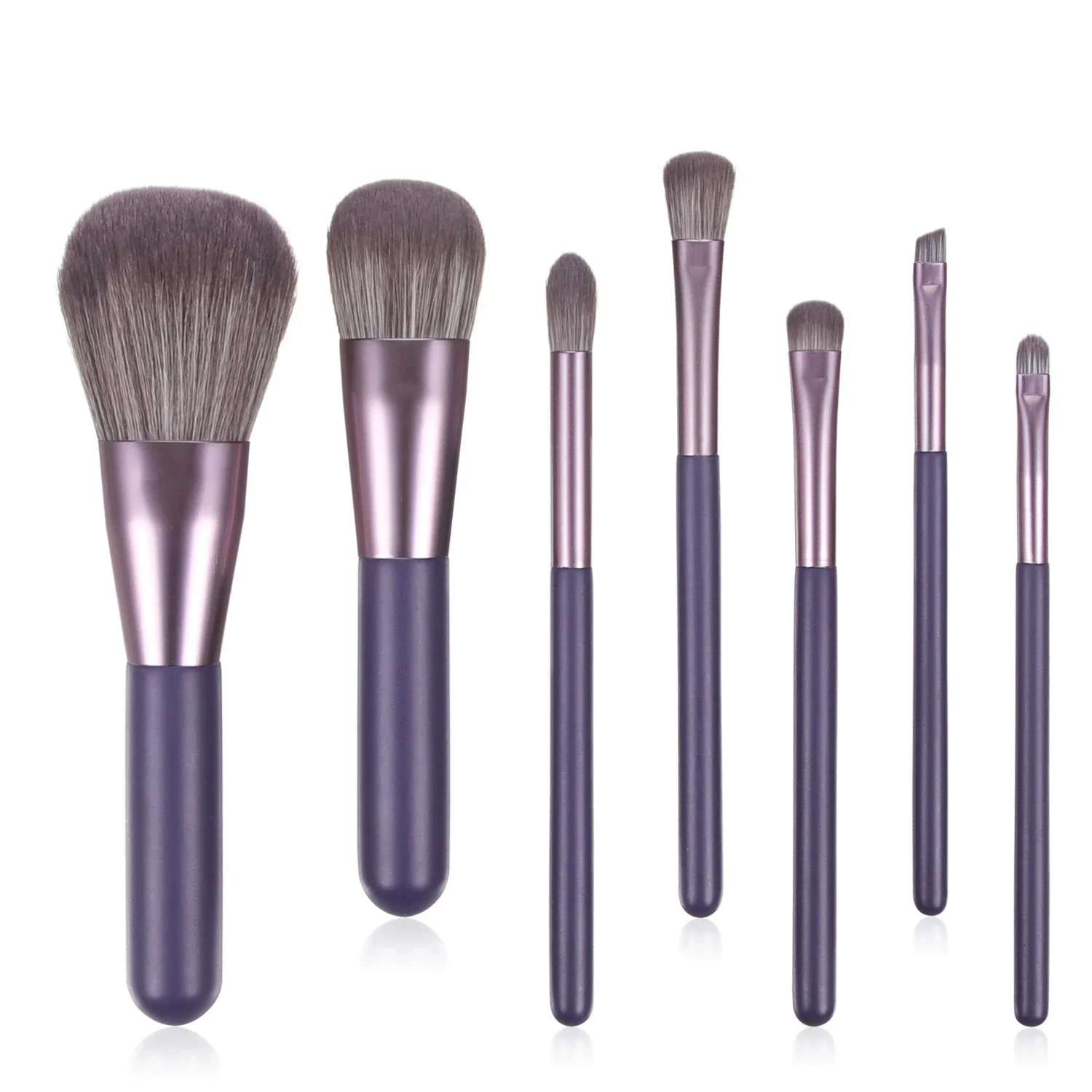 Luxury Makeup Brush Collection with Blush, Powder, and Eyeshadow Tools