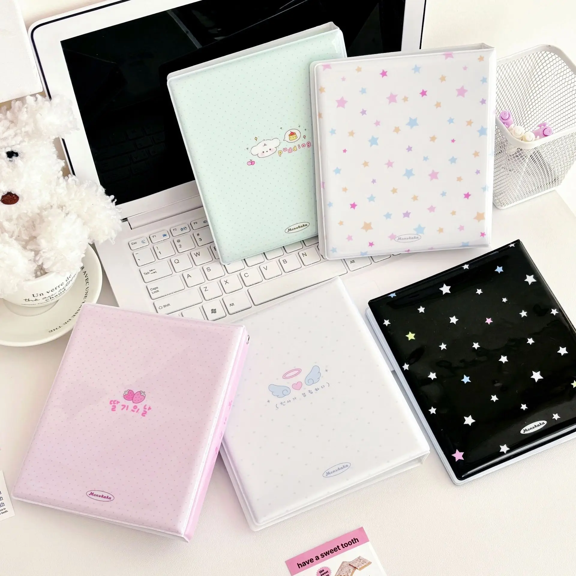 INS Style Cute Life 4 Cuts Card Binder Big Card Album Mini Photo Card Storage Book Polaroid Card Oganizer Photo Sticker Albums 4
