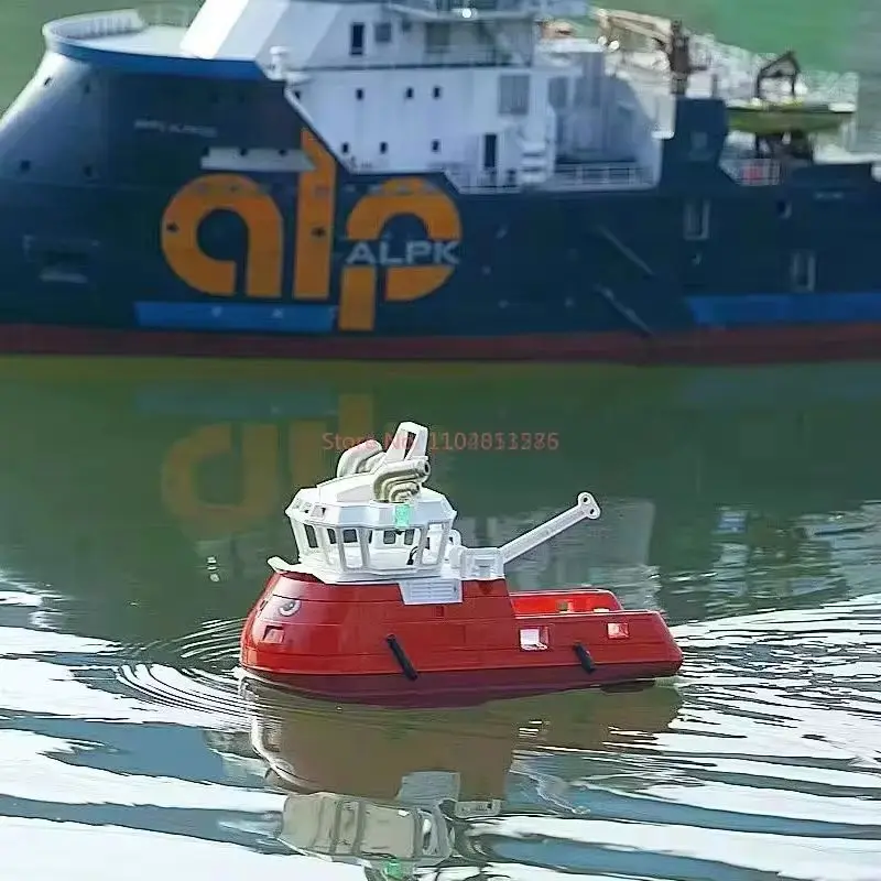 Hot Rc Boat Q84 Mini Tugboat 2.4Ghz RTR Rc Wireless Electric Remote Control Model Boat Adult High-Speed BoatChildren'S Toys Gift 6