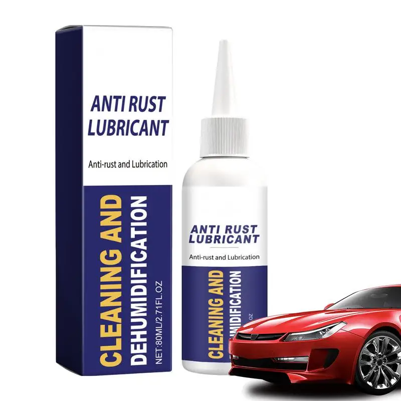 Detergente Per La Rimozione Della Ruggine 80Ml Lubrificante Liquido Per La Rimozione Della Ruggine Forniture Per La Manutenzione Dell'Auto Efficaci Li