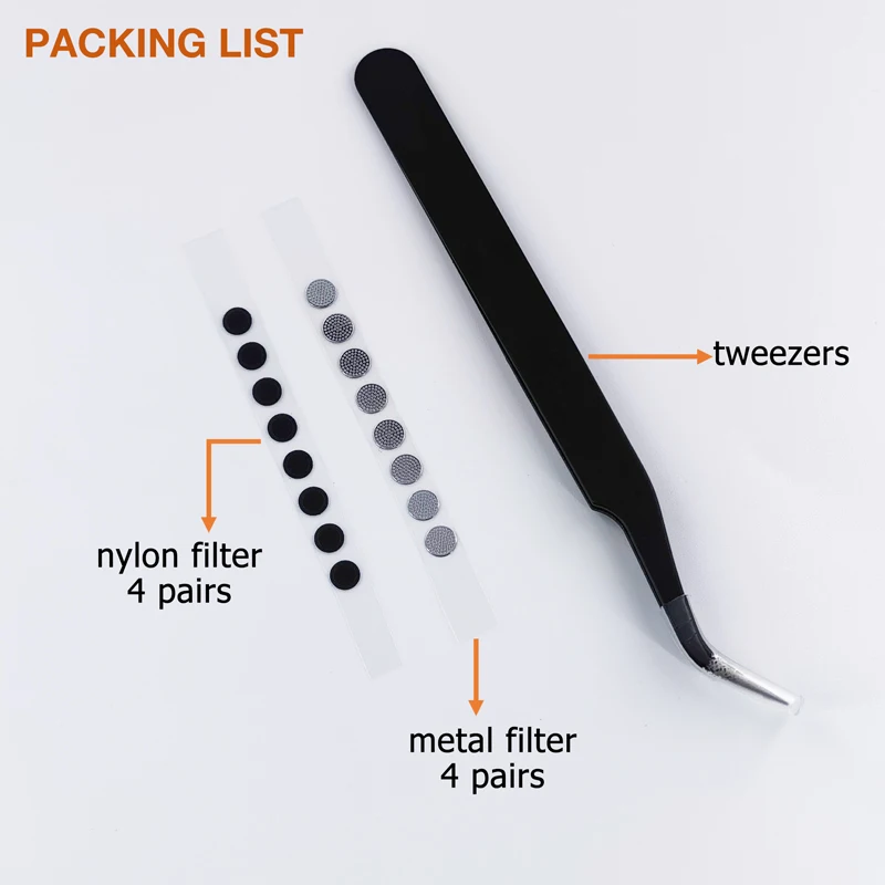 Dust Filter Mesh Replacement for Sennheiser Momentum True Wireless 3/4 Earbuds Eartips * 8 pairs
