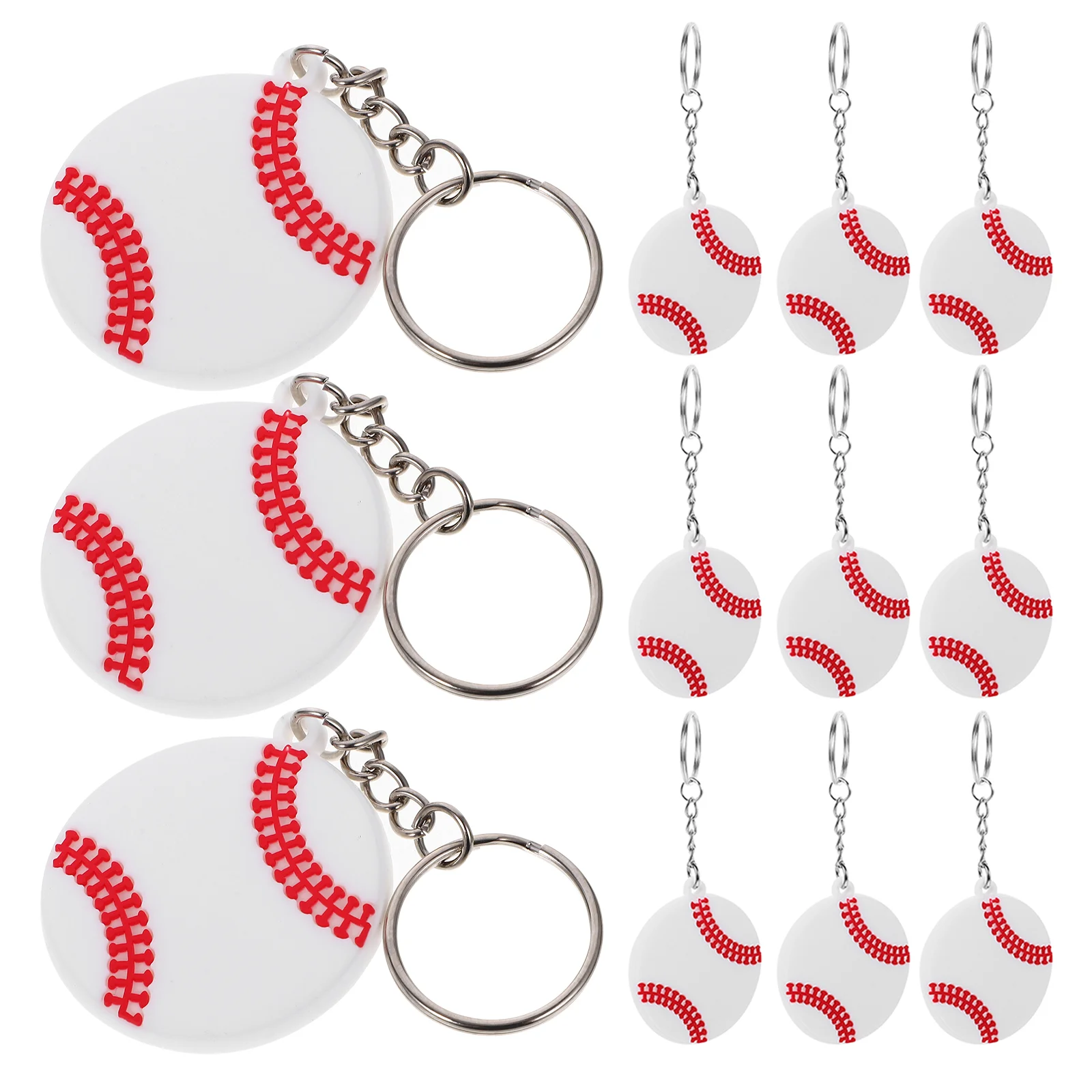 20 Pcs Volleyball Key Ring Volleyball Keychain Volleyball Charms Sports Keychain Sports Party Favors 6pcs soccer keychains sports ball key ring mini football key pendant backpack hanging charms