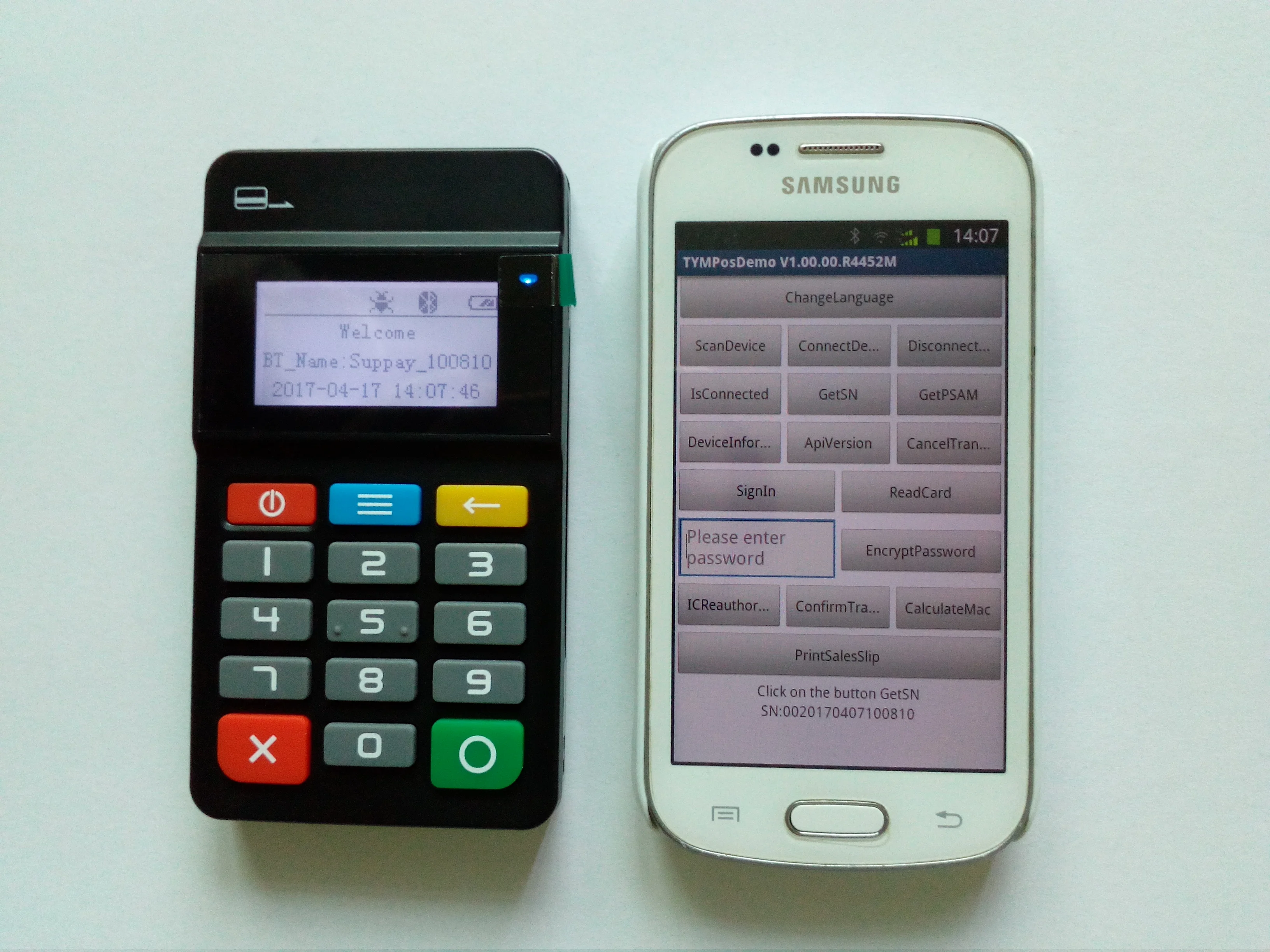 MSR EMV NFC 3 in 1 mPOS with Bluetooth Pocket POS