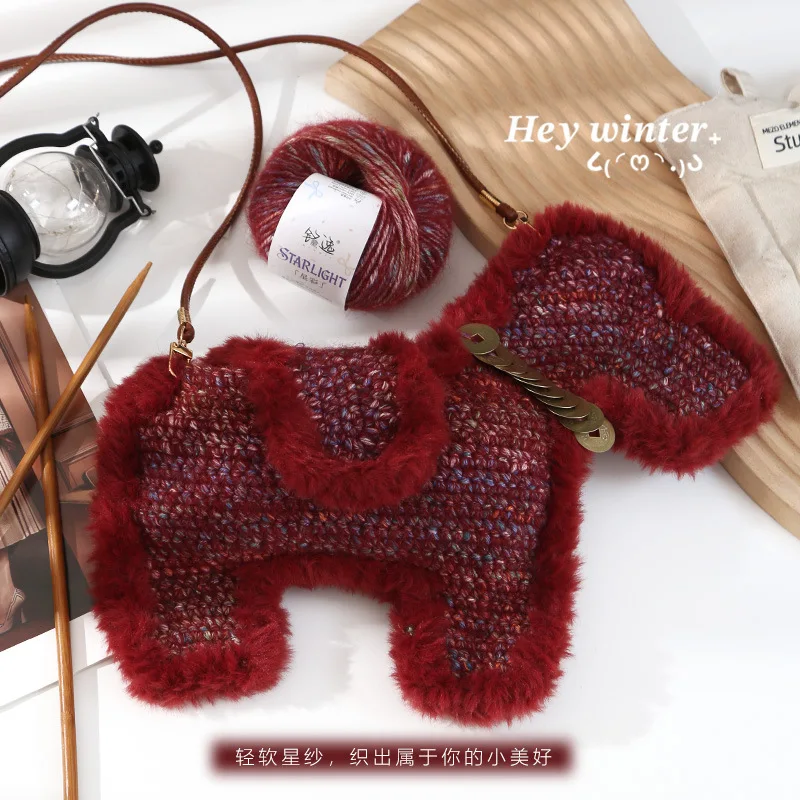 울 혼방 눈꽃사 크로셰 바늘 손뜨개 스카프 모자 DIY 부드럽고 따뜻한 손뜨개 담요 스카프 눈사람 울사
