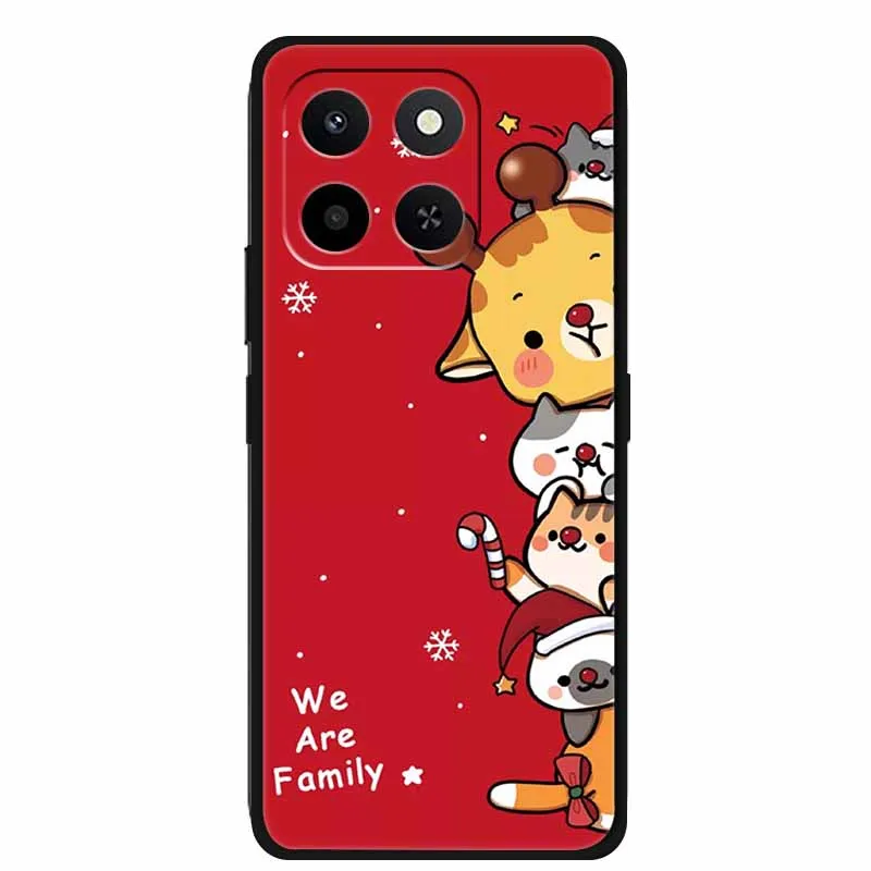 Festive Soft TPU Silicone Christmas Phone Case – Lovely Design