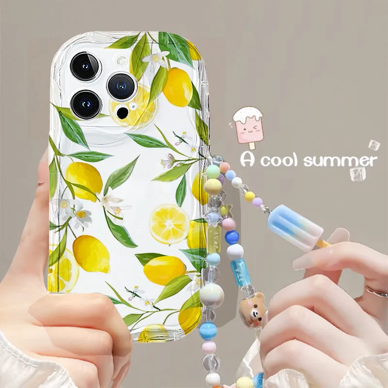 Summer Fresh Fruit Lemon Print TP Phone Case Cover