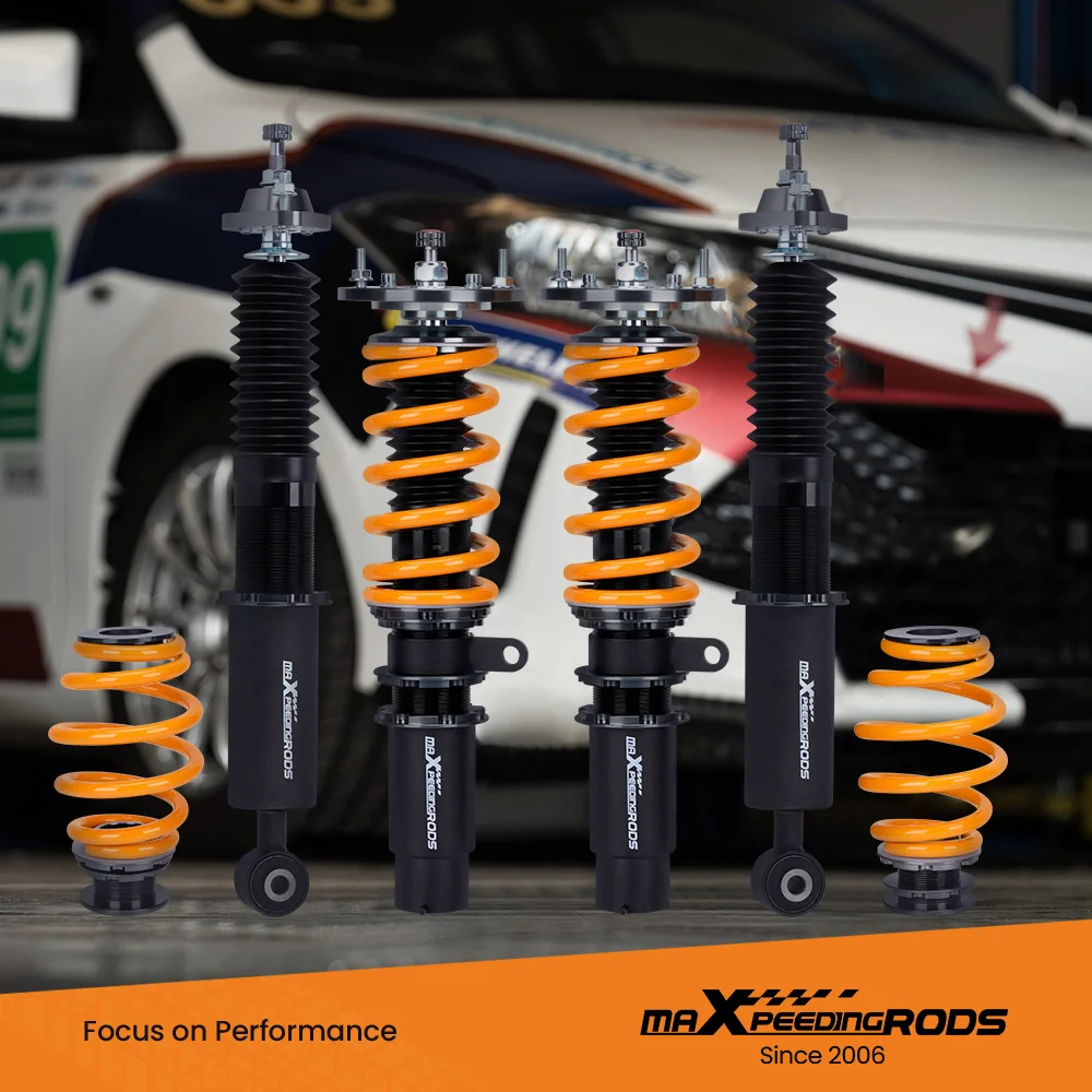 

Maxpeedingrods Adj Coilover Suspension Kit For BMW E46 RWD 323 325 328 320 99-05 Full Coilovers Damper Kit Shocks Struts