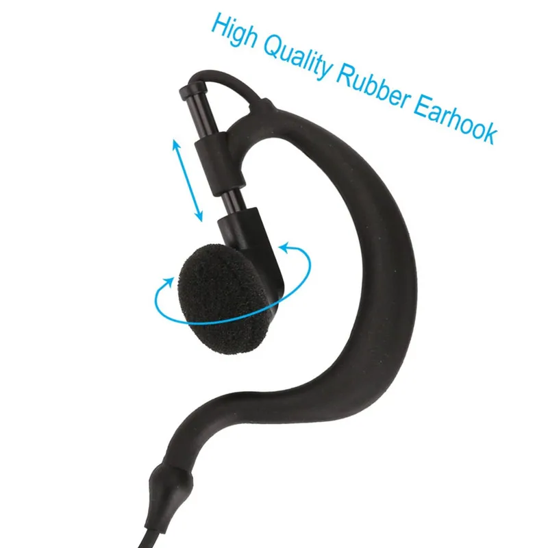 Auricolare Covert Due Fili Per Radio Hytera PD355 PD365 PD375 – Modello 11ACH2042H6 Con PTT