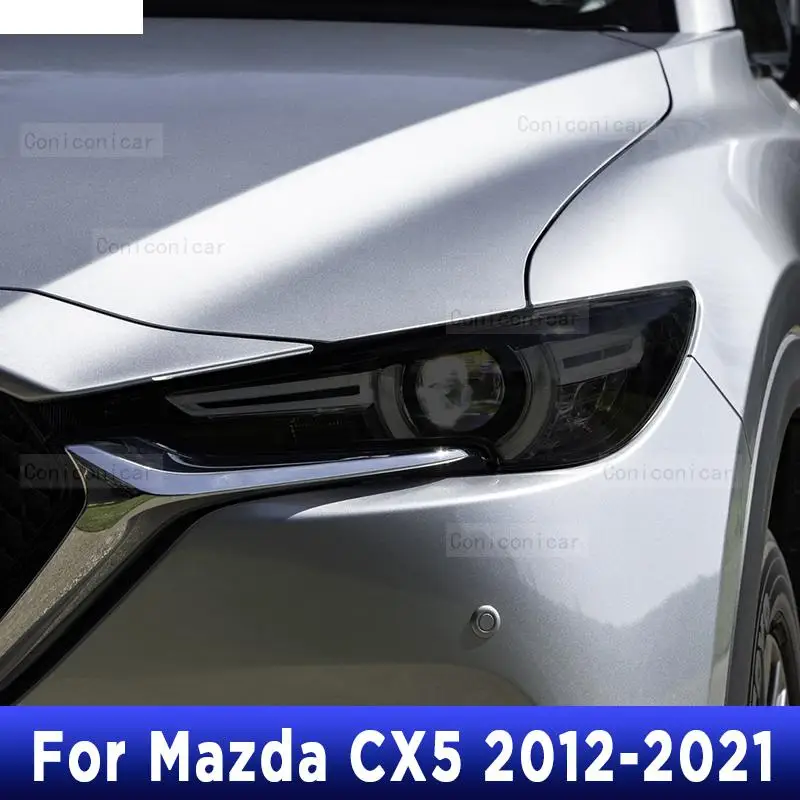 

For Mazda CX5 2012-2021 Car Exterior Headlight Anti-scratch Front Lamp Tint TPU Protective Film Cover Repair Accessories Sticker