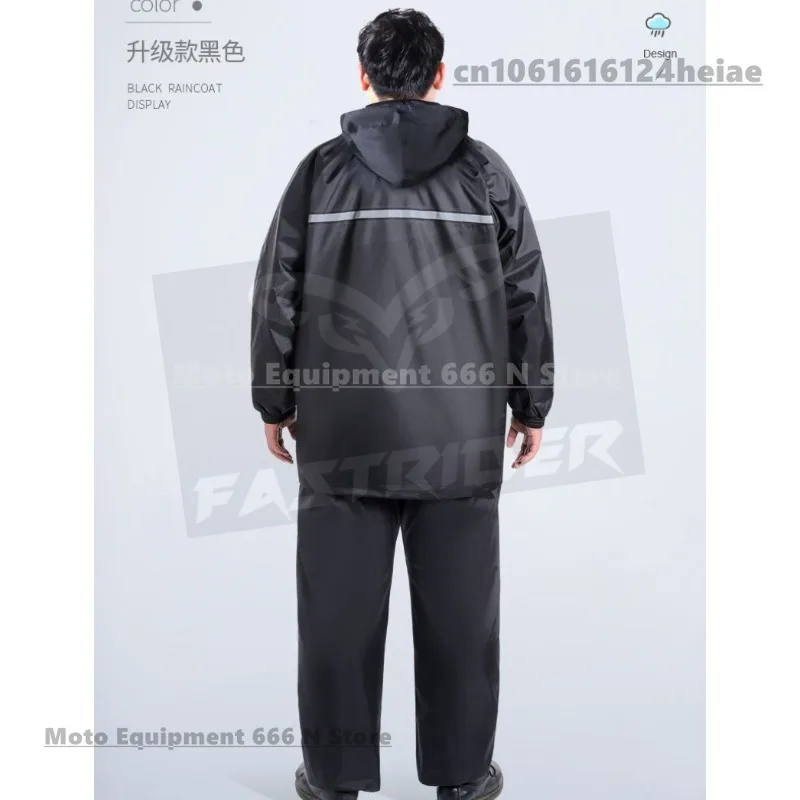 대형 비옷 오토바이 타기 비옷 정장 5XL 6XL 7XL 초대형 전신 비옷 및 비바지