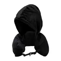 Hoodie Travel neck pillow storage bag Stuffable Neck Pillow Refillable Pillows Sleeper Hold Pillow Neck Support Car Headrest 1