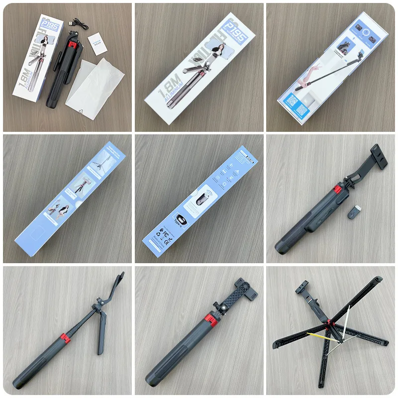 1.8m Tripod And Selfie Stick Wireless Remote & Extendable Phone Mount Compatible With IPhone/Android_voghion.com