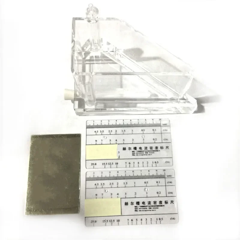 Hull Cell Scale Electric Current Density Ruler (ASD) Ampere Scale For Harrington Groove Plating Testing Hall Groove Ruler Meter