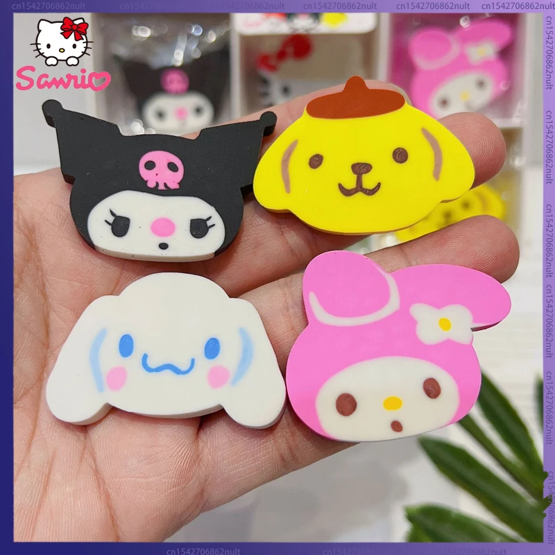 

30pcs Sanrio Eraser Hello Kitty My Melody Kuromi Cinnamoroll Pencil Rubber Eraser Kids Gift School Supplies Stationery Wholesale