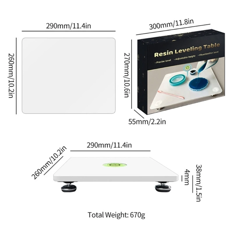 Level Board For Resin Acrylic Resin Leveling Table For Epoxy Resin