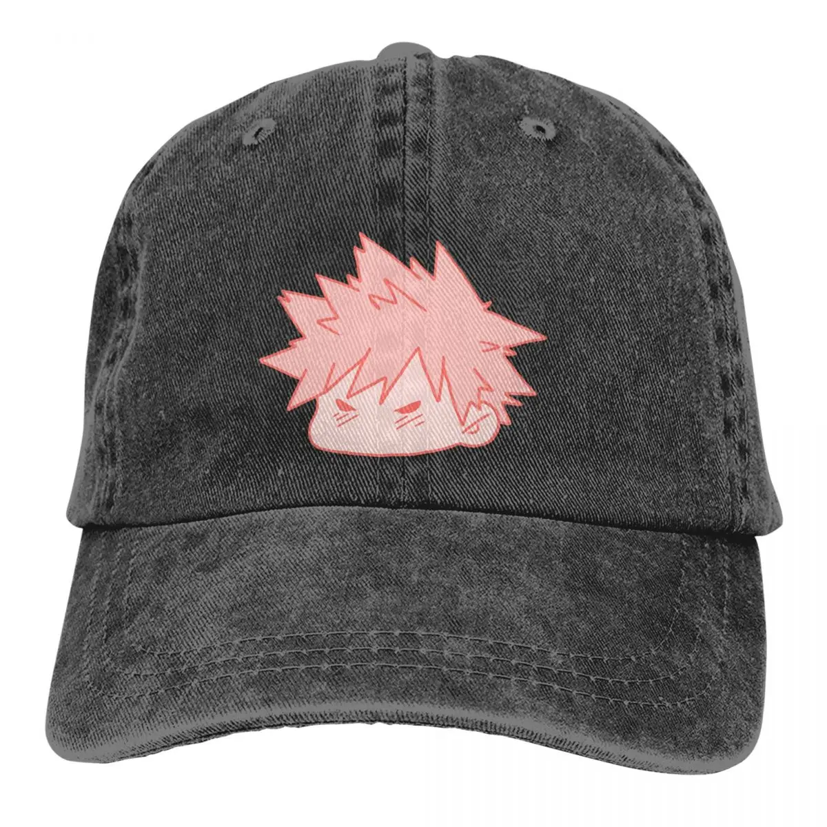 

Summer Cap Sun Visor My Hero Academia Peach Monochrome Chibi Bakugo Katsuki Hip Hop Caps Meme Cowboy Hat Peaked Hats