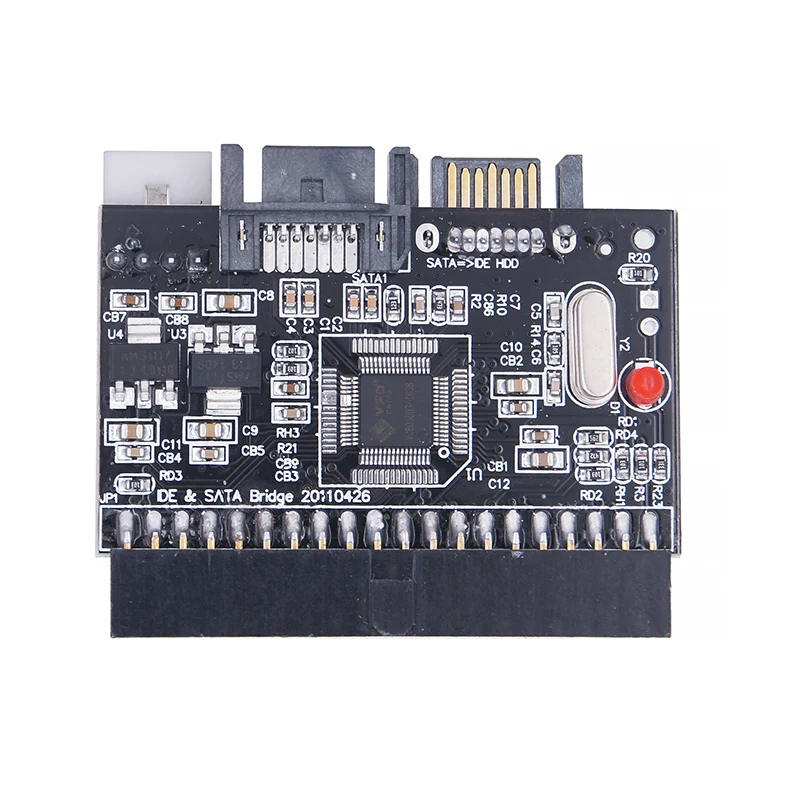 IDE SATA  SATA IDE ȯ  ȯ 100/133, HDD, SSD, CD, DVD  ī, PC ũž JM20330 Ĩ
