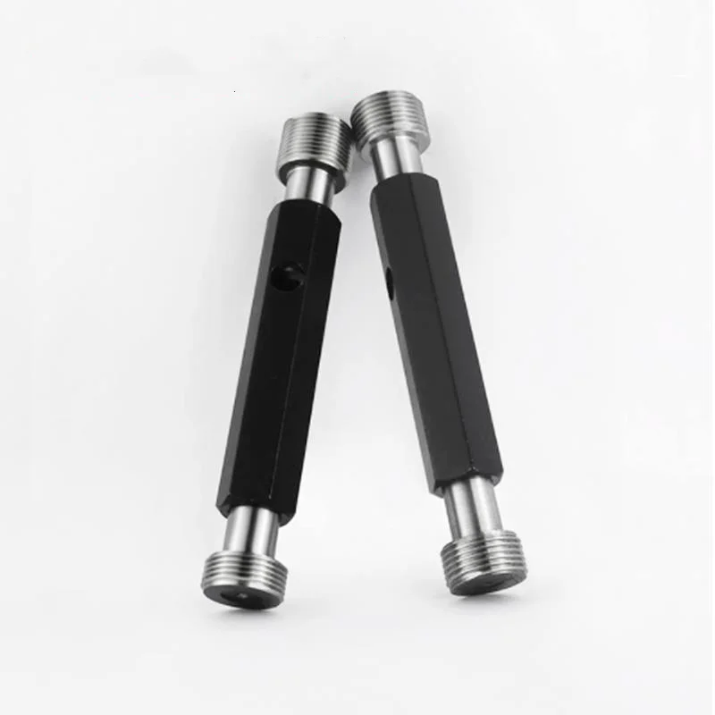 M1-M6.5 스틸 머큐리 게이지 메트릭 미세 나사 플러그 게이지 하이 퀄리티, 6H, M0.8, M0.9M1, M1.8, M2, M2.5M3M4, M5M6, M6.5, 1 개 도매