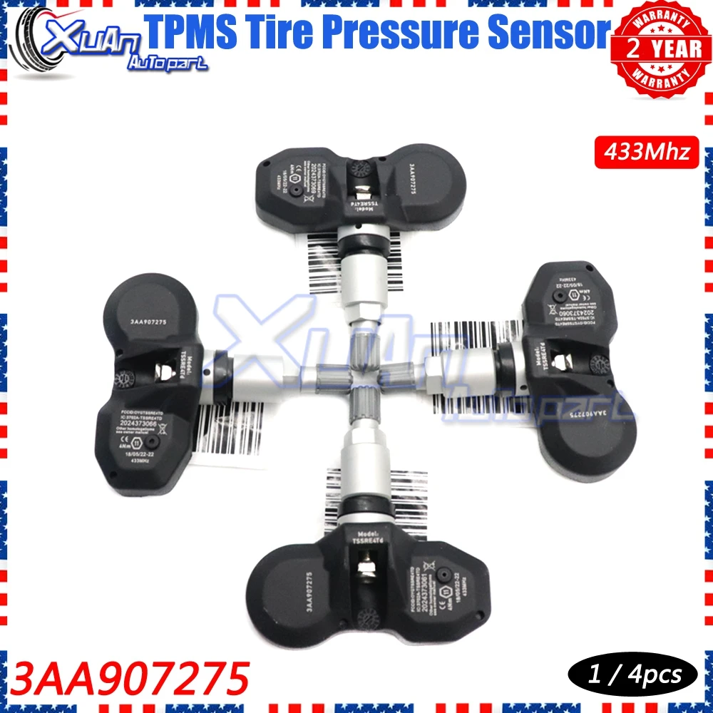 XUAN Tire Pressure Monitoring System Sensor TPMS 3AA907275F For