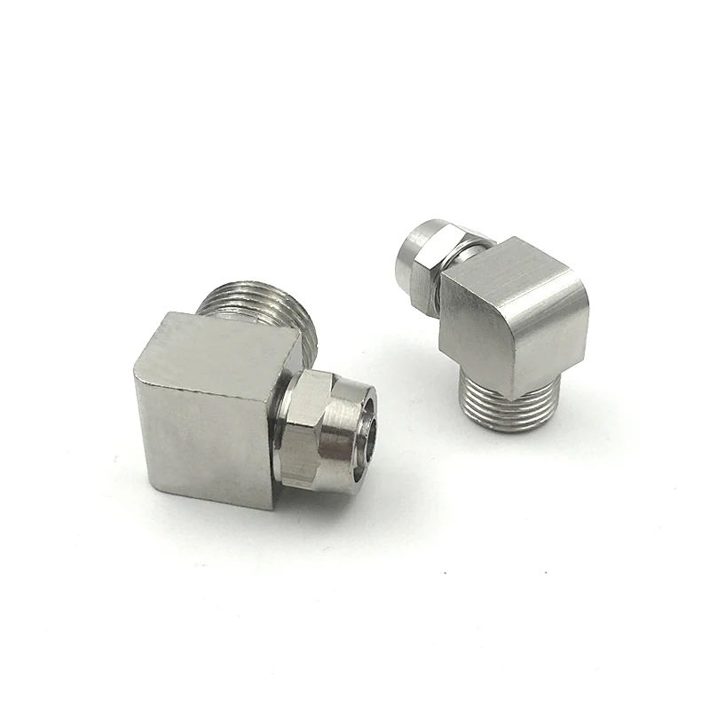 KL-PL Hose Coupler Tube Through Quick Joint OD 4/6/8/10/12mm Connector Pneumatic Elbow Fast twist Fittings